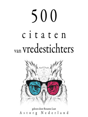 cover image of 500 citaten van vredestichters